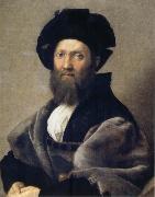 Raphael Portrait of Baldassare Castiglione Spain oil painting artist